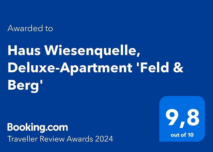 Haus Wiesenquelle, Deluxe-Apartment \'Feld & Berg\'